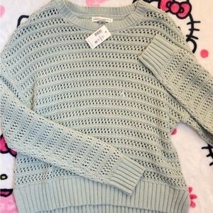 Aeropostale Women's Mint Knit Sweater